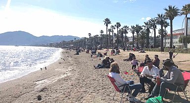 Marmaris'te Şubat ayında deniz keyfi