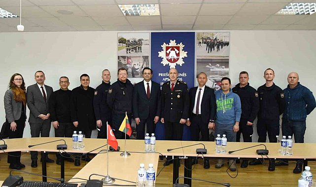 Melikgazi Belediyesi'nden Litvanya Arama Kurtarma Ekibine anlamlı ziyaret