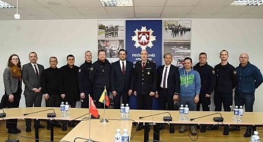 Melikgazi Belediyesi'nden Litvanya Arama Kurtarma Ekibine anlamlı ziyaret