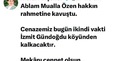Meral Akşener hayatını kaybeden ablası için Kocaeli'ye geliyor