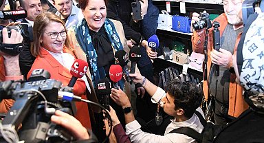 Meral Akşener'den Kahramankazan esnafına ziyaret