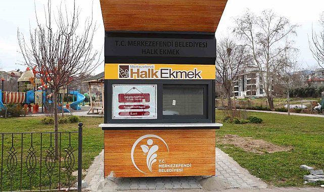 Merkezefendi Belediyesi 23. Halk Ekmek'in büfesini açtı