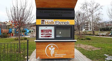 Merkezefendi Belediyesi 23. Halk Ekmek'in büfesini açtı