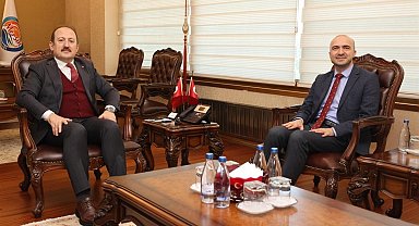 Mersin Valisi Pehlivan, KOSGEB Başkanı İbrahimcioğlu ile görüştü