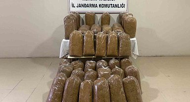 Mersin'de 375 kilo kaçak tütün ele geçirildi