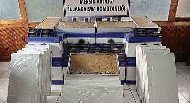 Mersin'de 500 bin adet makaron ele geçirildi