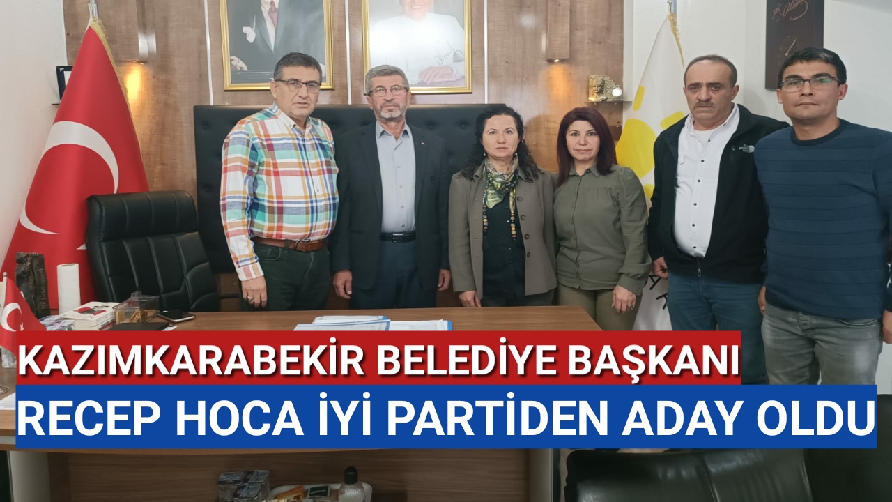 MHP'li ilçe belediye başkanı İYİ Parti'den aday oldu....