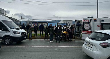 Milas'ta minibüs yayaya çarptı: 1 yaralı