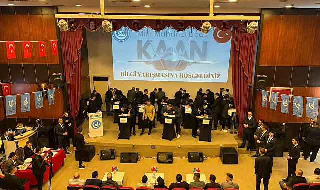 Milli muharip uçağı 'Kaan'ın adıyla bilgi yarışması düzenlendi