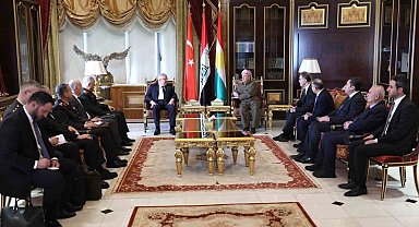 Milli Savunma Bakanı Güler, KDP Başkanı Barzani ile görüştü