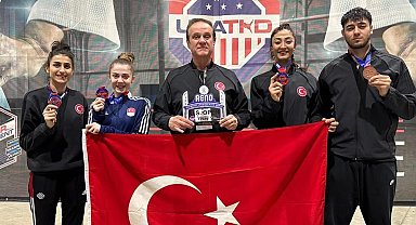 Milli tekvandoculardan, Amerika Açık Tekvando Turnuvası'nda 4 madalya