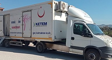 Mobil KETEM aracı Köşk'te hizmet vermeye başladı