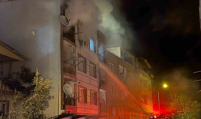 Mudanya'da korkutan yangın