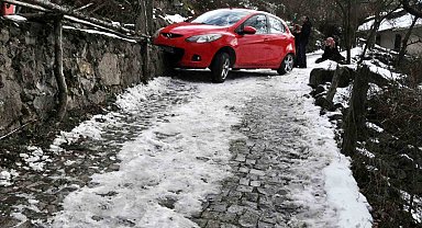 Mudurnu'ya tatile gelen aile ölümden döndü