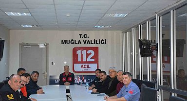 Muğla 112 Acil Çağrı Merkezi'nde hazırlık toplantısı gerçekleştirildi