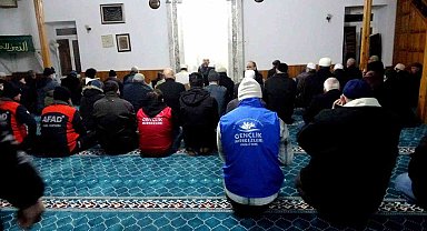 Muğla'da depremde hayatını kaybeden vatandaşlar için dua edildi
