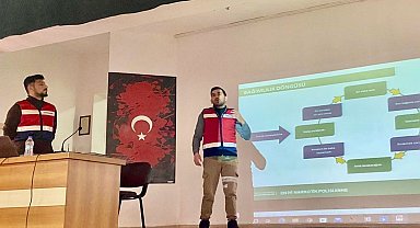 Muğla'da Jandarma'dan uyuşturucu eğitimi