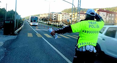 Muğla'da otobüslerde kemer denetimi yapıldı
