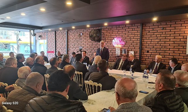 Muhtarlarla kahvaltıda bir araya geldiler