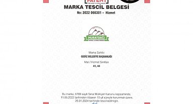 Murat Dağı Termal Kayak Merkezi marka tescil belgesi alındı