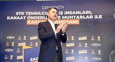 Murat Kurum: "Çekmeköy'ün iki yakasını tamamen birleştirip 12 bin metrekare bir meydan kazandıracağız"