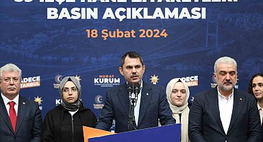 Murat Kurum: "Mevcut İBB yönetiminin milletimize sunacakları bir projeleri yok"