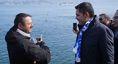 Murat Kurum'dan Sarıyer'deki olta balıkçılarına müjde: "Sahile vatandaşlarımızın ihtiyaçlarını giderecek seyyar kabinler koyacağız"