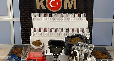 Muş'ta kaçak sigara üretim ve paketleme imalathanesine operasyon