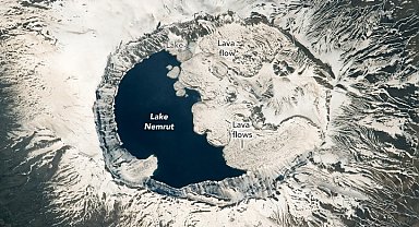 Nemrut Krater Gölü NASA astronotlarının gözdesi oldu