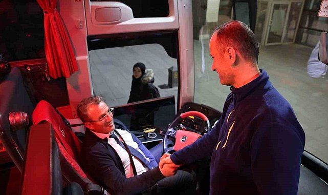 Nevşehir'de ajanlı otobüs denetimi