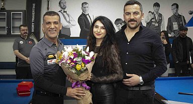 NR Marble, dünya şampiyonu Taşdemir'i Denizlili bilardo severlerle buluşturdu