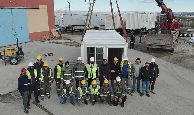 OEDAŞ afetlerde çalışmalarını sürdürmek için yaşam konteynerleri aldı