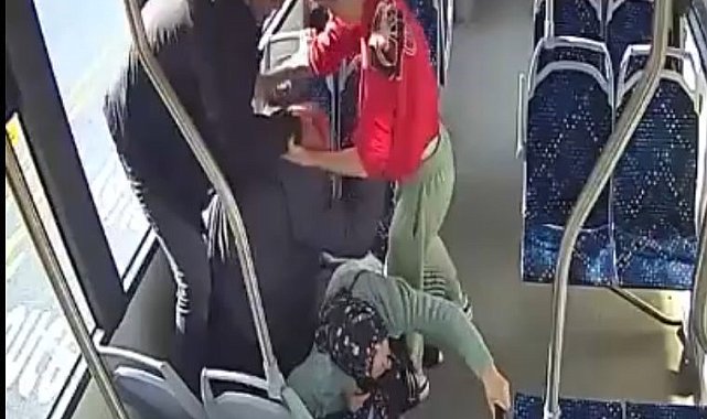 Okul müdürü ve oğlunun, otobüste yaşlı çifti darp etme görüntüleri ortaya çıktı