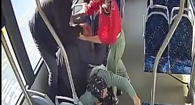 Okul müdürü ve oğlunun, otobüste yaşlı çifti darp etme görüntüleri ortaya çıktı