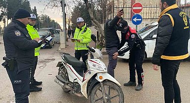 Okul önlerinde asayiş denetimi yapıldı
