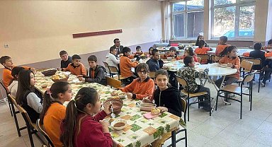 Okulda tarhana çorbası etkinliği yapıldı