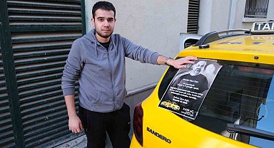 Öldürülen taksici Oğuz Erge Eskişehir'deki meslektaşları tarafından unutulmadı