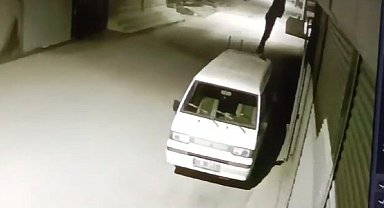 Önce inşaat malzemelerini ardından güvenlik kamerasını çaldı