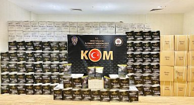 Ordu'da 1 ton kaçak tütün ve 7,5 milyon makaron ele geçirildi