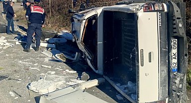 Ordu'da kamyonet takla attı: 1 ölü, 3 yaralı