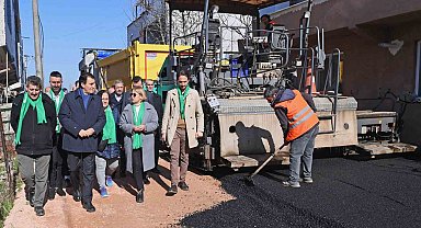 Osmangazi'de 15 sokağın yolları yenilendi