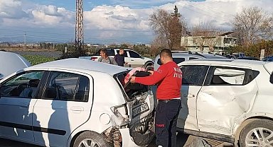 Osmaniye'de zincirleme kaza: 3 ağır 5 yaralı