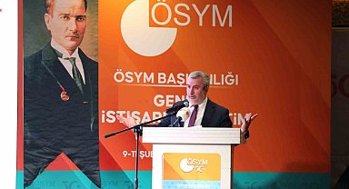 ÖSYM Başkanı Prof. Dr. Ersoy: "Yapay zeka ile soru üreteceğiz, değerlendirmeler yapacağız ve bu alanda çok önemli bir başlangıç olacak"