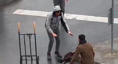 Otogarda sahibinin elinden kaçan horoz ortalığı birbirine kattı