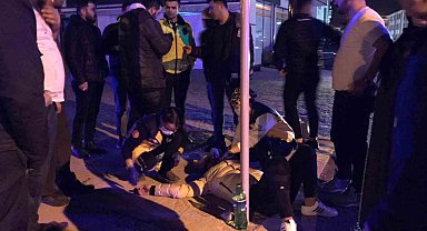 Otomobil ile motosiklet çarpıştı: 2 yaralı
