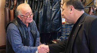 Özkan Alp Hamamyolu ve Asarcıklı esnafını ziyaret etti