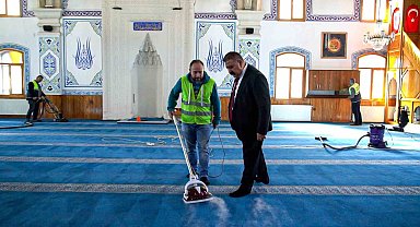 Palandöken'de camiler Ramazan ayına hazır