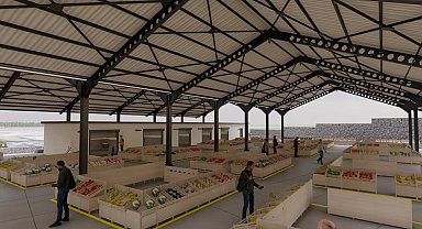 Pamukkale Belediyesinden 10 mahalleye kapalı pazar yeri ve sosyal tesis