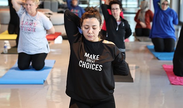 Pancar Deposu'nda yoga buluşmaları başladı