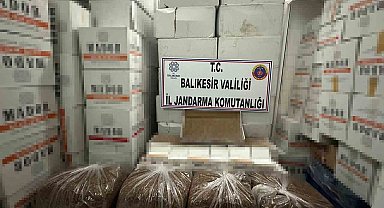 Piyasa değeri 8 milyon 650 bin lira olan bir ton 275 kilogram kaçak tütün ele geçirildi